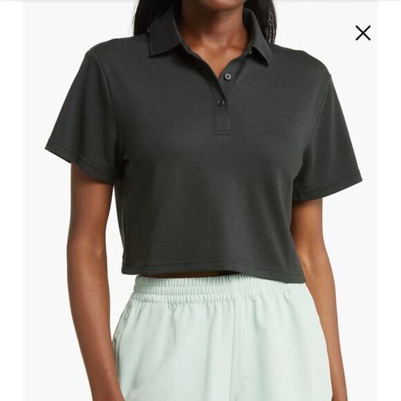 Outdoor Voices Cropped Polo Shirt - Picture 1 of 11